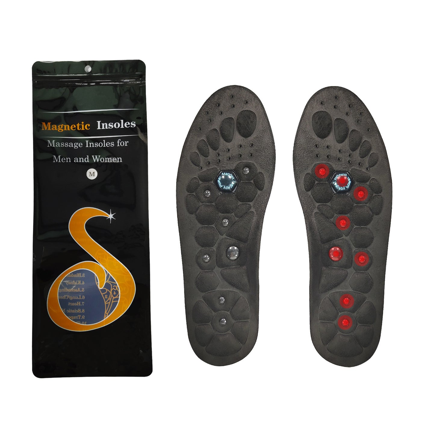 Magnetic Insole For Massage, Anti Fatigue, Orthopedics