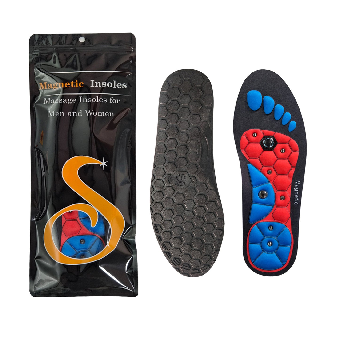 Magnetic Insole For Massage, Anti Fatigue, Orthopedics