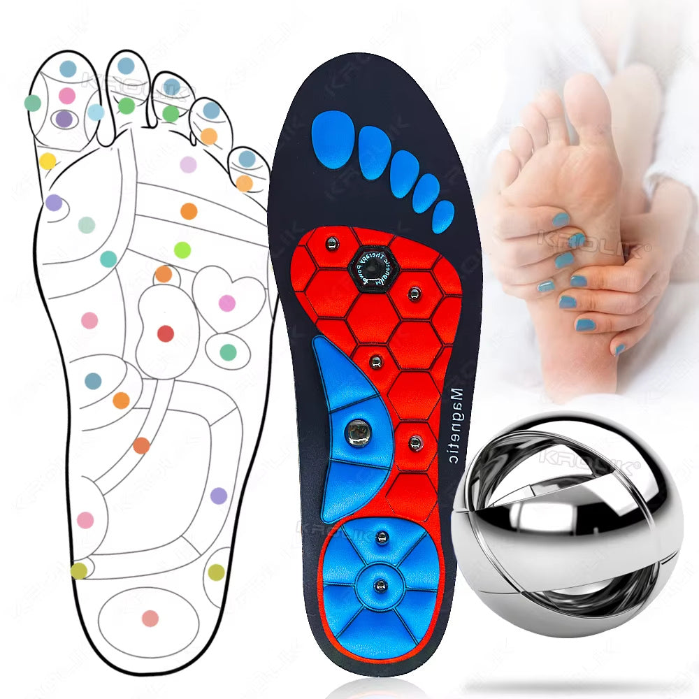 Magnetic Insole For Massage, Anti Fatigue, Orthopedics